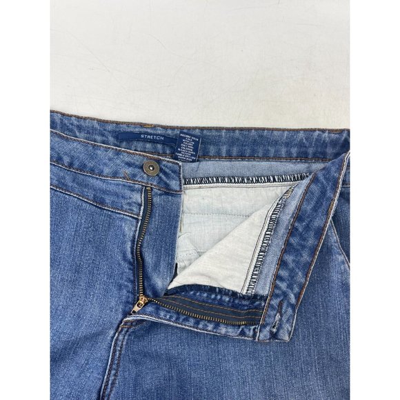 Bill Blass Mid Rise Medium Wash Straight Leg Button Pockets Denim Jeans Size 14 - Picture 8 of 16